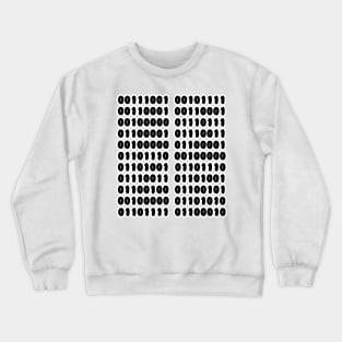 9/11 Was an Inside Job - Binary Lines Crewneck Sweatshirt